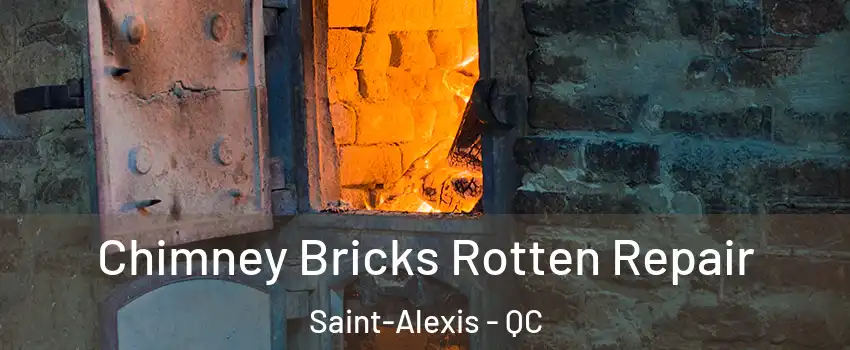  Chimney Bricks Rotten Repair Saint-Alexis - QC