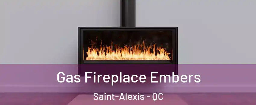  Gas Fireplace Embers Saint-Alexis - QC