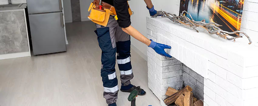 Outdoor Fireplace Restoration in Saint Lin Laurentides, Quebec