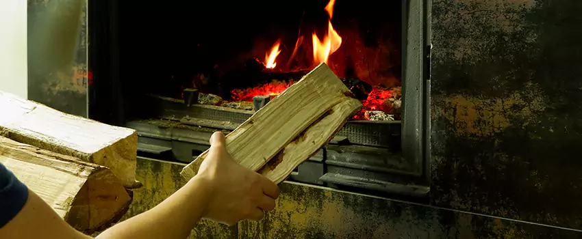 Wood Stove Heat Resistant Wall Repair in Saint Lin Laurentides, Quebec