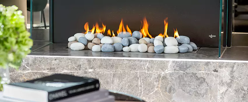 Double-Height Fireplace Design Refurbishment in Saint Lin Laurentides, Quebec