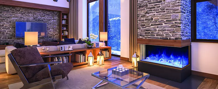 Dynamic Flame Color Fireplace Installation in Saint Lin Laurentides, QC