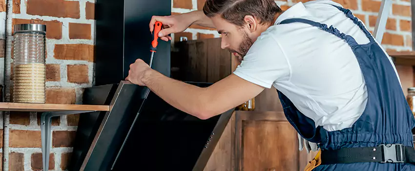 Old Rusted Metal Fireplace Repair And Replacement in Saint Lin Laurentides, QC